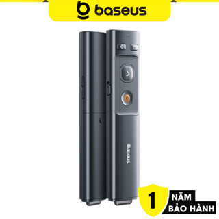 Bút Laser trình chiếu Baseus Orange Dot Wireless Presenter cho Laptop/ Macbook (100m. 2.4Ghz USB/Type C Receiver, Wirele