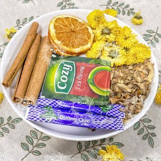 Trà Cam Quế Sả Mix Hoa - 1 Set