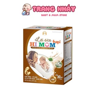  HI MOM Lợi Sữa HaPi Hỗ Trợ tăng Tiết Sữa Giảm Nguy Cơ Tắc Tuyến Sữa - SỮA BỈM TRANG NHÁY 