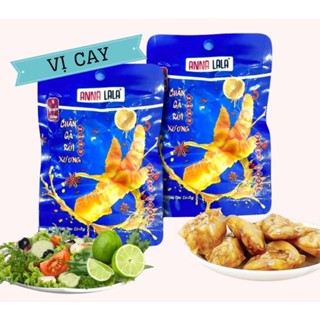 Túi 20 gói chân gà rút xương Anna lala mix 3 vị: cay, ít cay, không cay