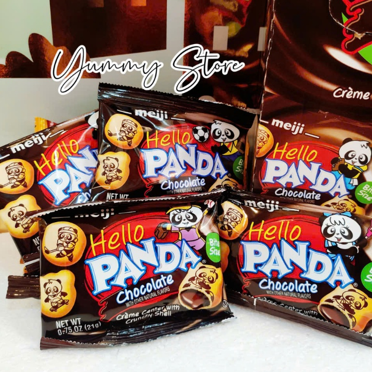 Bánh gấu Panda nhân choco Meiji