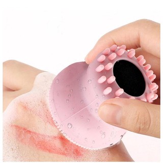 Dụng Cụ Rửa Mặt Bạch Tuộc Có Gai Massage Tạo Bọt Thông Minh Dịu Nhẹ Mềm Mại Cho Da