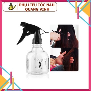 Bình xịt nước cắt tóc hình kéo 250ml/350ml/500ml