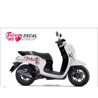 Tem Scoopy decal cao cấp