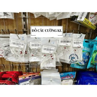 Lưỡi lure ba tiêu có lông đuôi (Vỉ 4c) câu cá