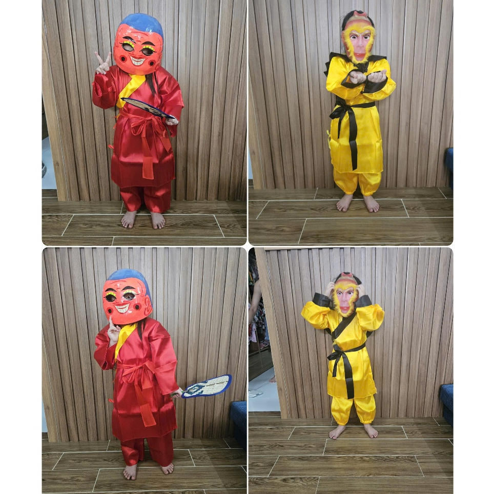 quần áo ông địa múa lân (combo)