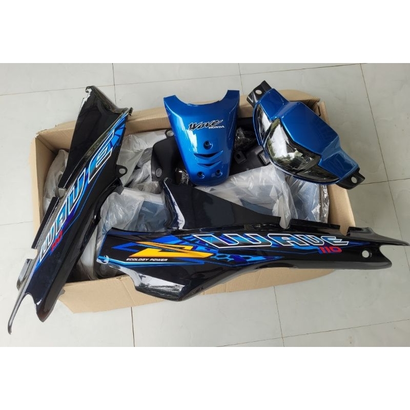 áo wave nhỏ(2 bóng) xanh dương sườn đen  hàng loại 1 trong thùng