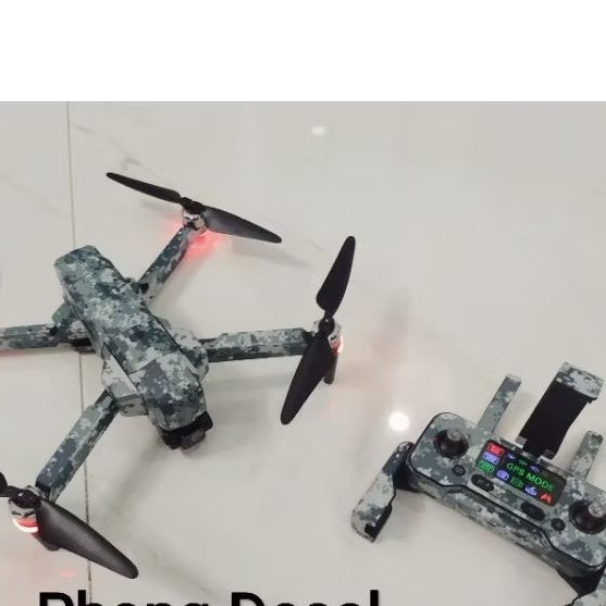 Skin Trang Trí Dán Flycam Sjrc F11S 4k Pro - Dán Full Body - Mẫu Camo - Dán 2 Pin