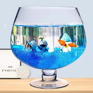 Bể cá thủy tinh hình chiếc ly