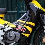 Tem Rời Suzuki Satria 2000 Vàng Đen