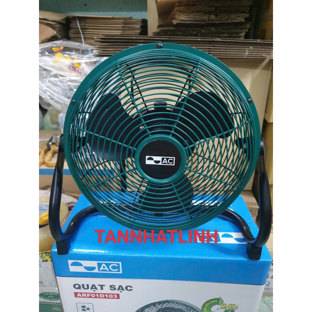 Quạt Sạc Đa Năng AC ARF01D103 6W, Pin Lithium 2000mAh Sử Dụng Đến 24h, (Bảo hành chính hãng 12 tháng