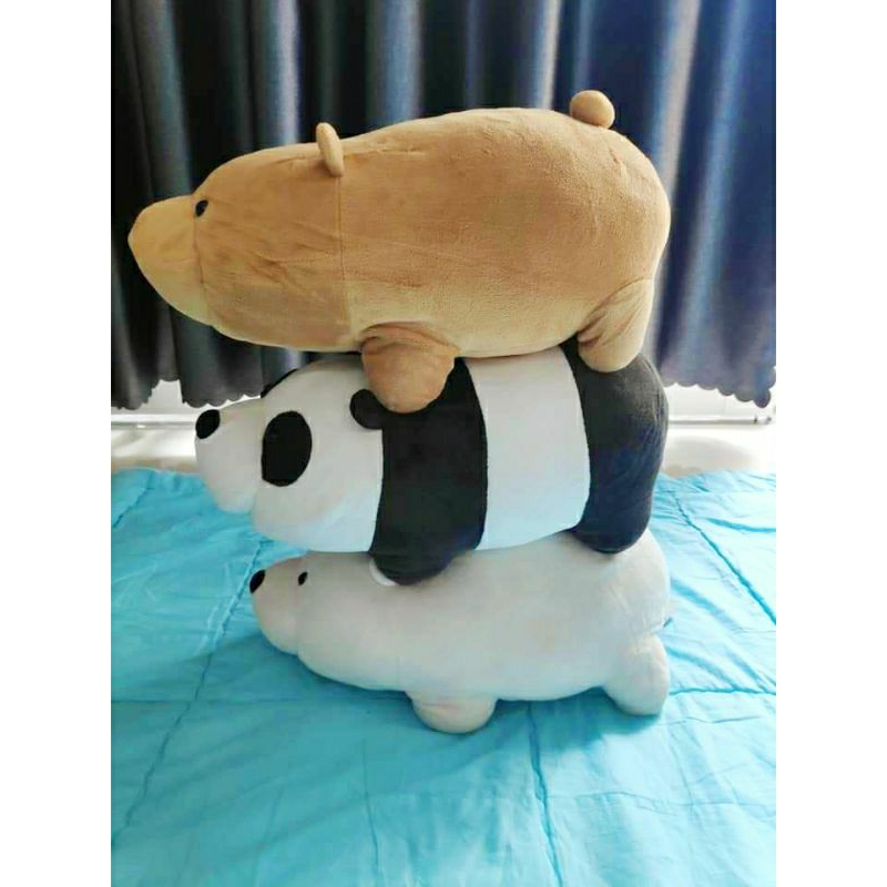 Gấu bông bộ ba We Bare Bears (ảnh thật)