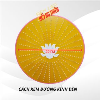 Đèn Hào Quang Chất Liệu Mica Siêu Mỏng Chạy 8 Kiểu Nhiều Kích Cỡ