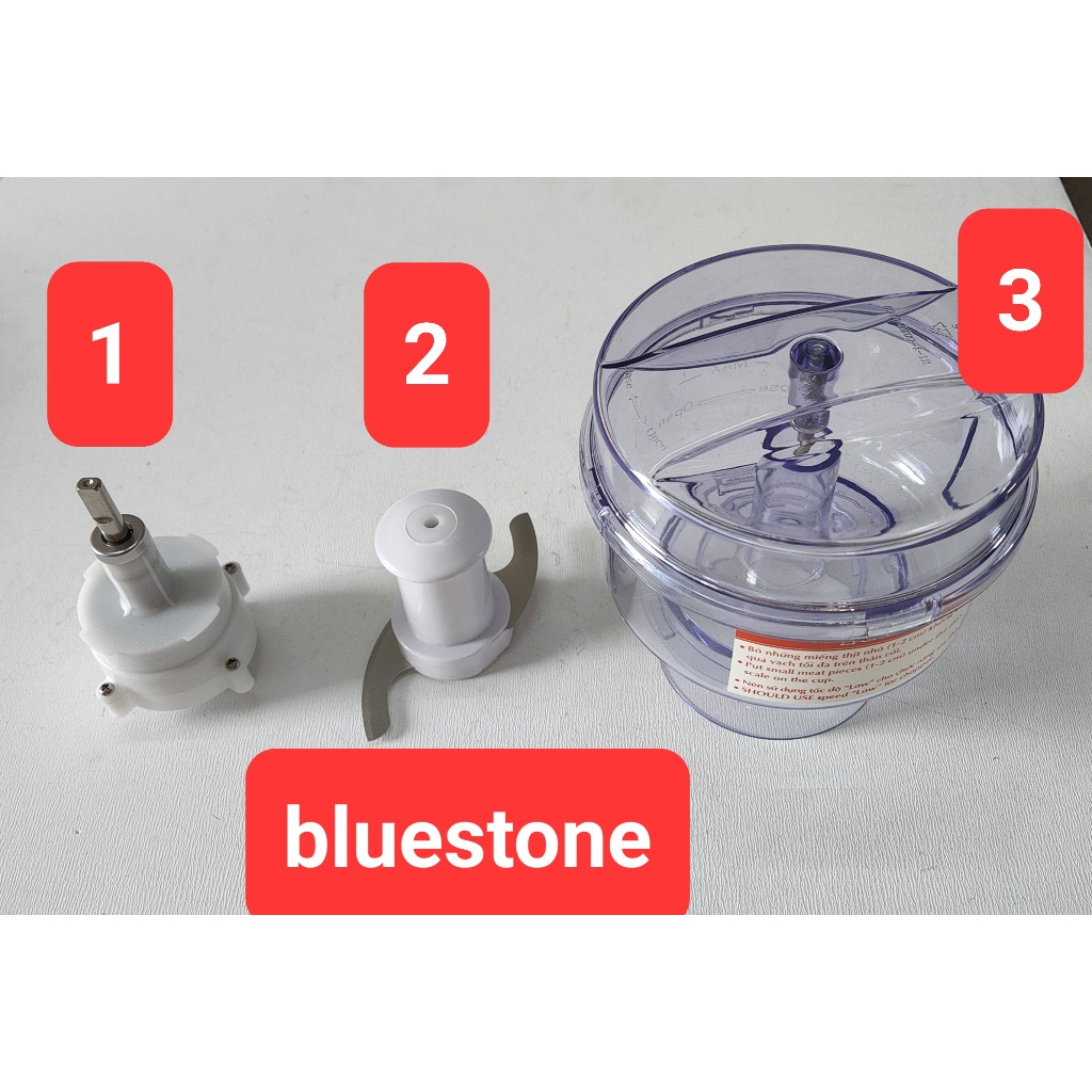 Cối xay thịt kèm lưỡi dao và trục  máy xay bluestone BLB5335 BLB5337 BLB-5329- LINH KIỆN THAY THẾ