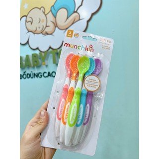 Thìa mềm ăn dặm cho bé Munchkin (Bộ 6 thìa)