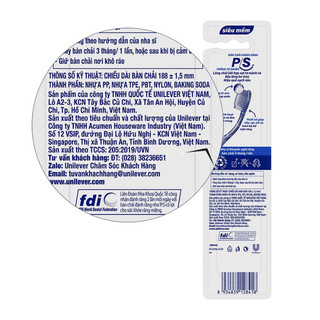 Bộ 2 Bàn chải đánh răng P/S Baking Soda