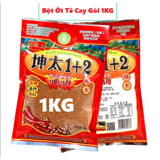 GÓI TO 1KG Bột Ớt 1+2 Tê Cay Rắc Lạp Xưởng Nướng Đá,Tẩm Ướp Thịt Nướng,Cá Nướng,Gia vị Lẩu,BBQ..(Sẵn Hàng)