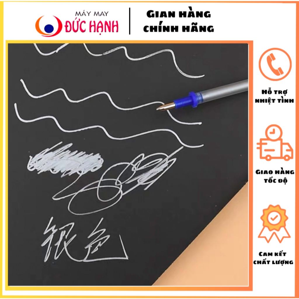 Combo 10 ruột bút nhũ bạc