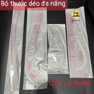 [ Thước 4 Cây ] Bộ thước dẻo đa năng