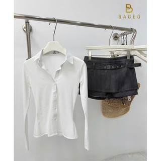 Set kẻ sơ mi 𝐁𝐀𝐆𝐄𝐎