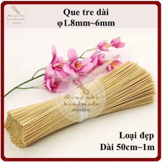 Tăm tre, 0.5kg loại đẹp, đã làm nhẵn, đường kính 1.8mm~6mm, dài tầm 50cm ~ 80cm. Có Sỉ HCM