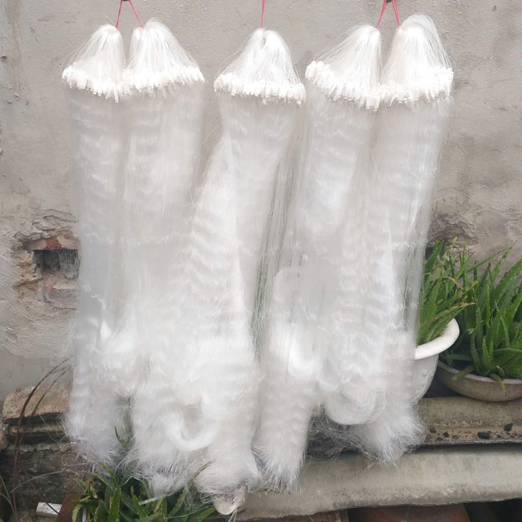 Lưới bắt cá, lưới đánh cá, lưới cá 3 lớp then 3 cao 80cm dài 80m bắt cá rô phi và cá từ 400g đến 2kg
