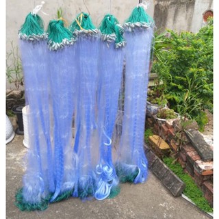  Lưới đánh cá lưới bắt cá lưới cá 3 lớp then 3 then 4 then 5 cao 1m dài 50m và 100m bắt cá rô phi trắm chép 