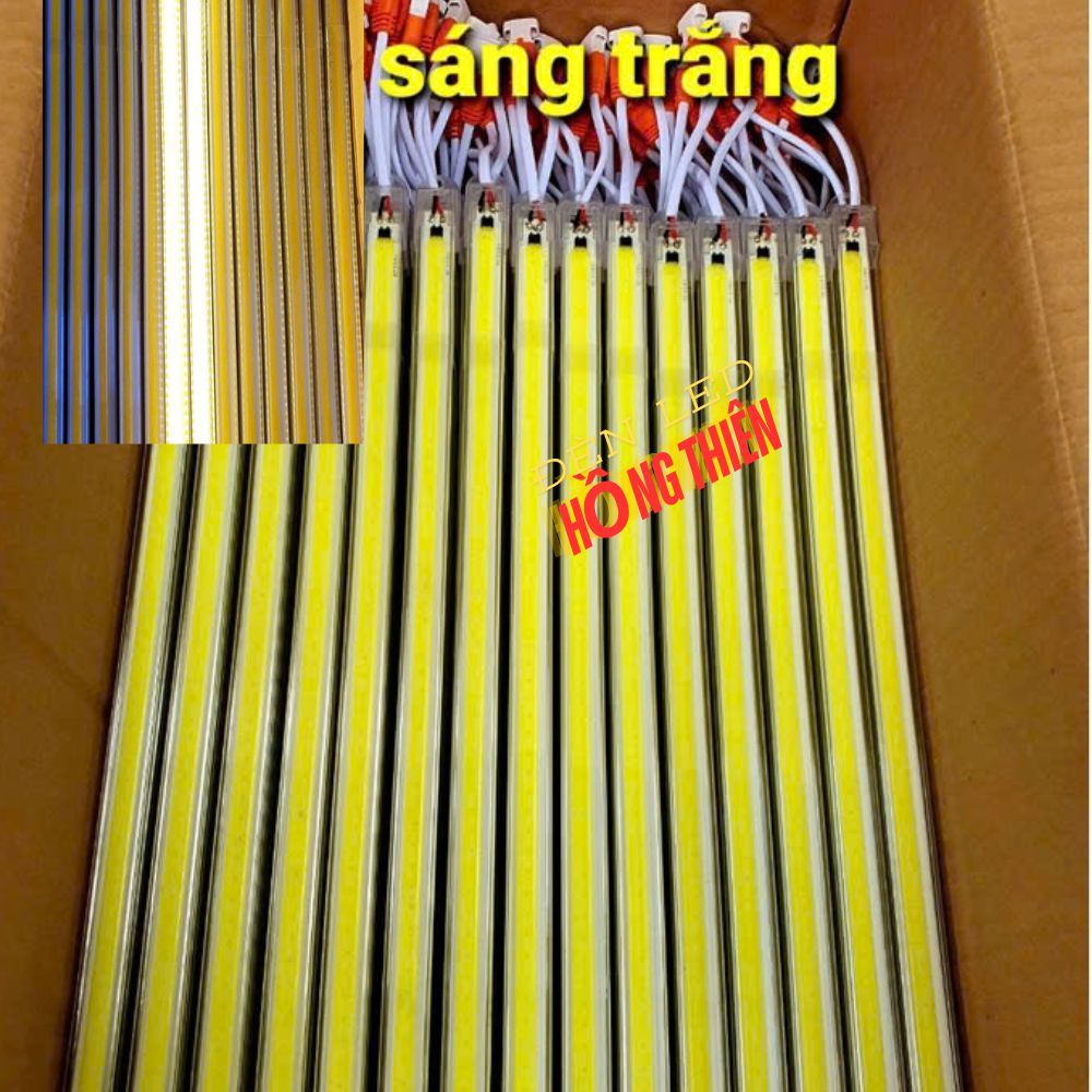 Đèn Led Thanh Mắt Led COB 220v 50cm-1 Mét Ánh Sáng Trắng Vàng