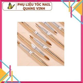 Cọ đắp bột cán vàng Kolinsky 12 14 16 18 (99k 1 cây)