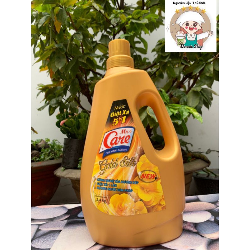 Nước giặt xả Mr.Care 5in1 chai 4.8kg giặt sạch thơm lâu không cần nước xả