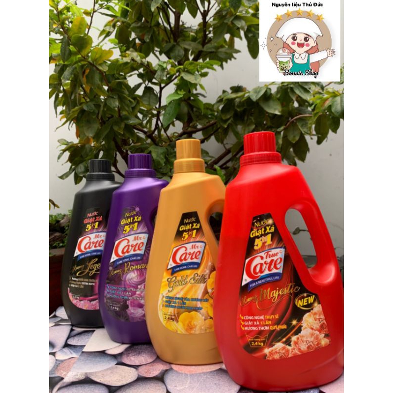 Nước giặt xả Mr.Care 5in1 chai 4.8kg giặt sạch thơm lâu không cần nước xả