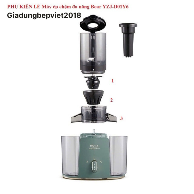 Phụ kiện Máy ép chậm đa năng Bear YZJ-D01Y6