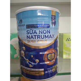 Sữa bột cho người tiểu đường tim mach xương khớp, Sữa non Natrumax Sure Gold tăng cường canxi cho người già