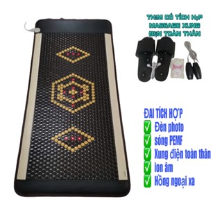  Thảm đá nóng Hàn Quốc 80x170cm – Laser trị liệu – Giảm đau toàn thân & thải độc – Tourmaline cao cấp 
