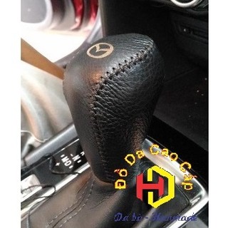 Bọc da cần số xe Mazda CX5 đời 2016-2025  bằng da bò thật