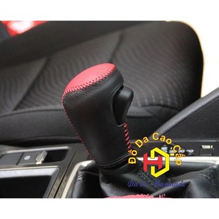 Bọc da cần số xe Mazda CX5 đời 2016-2025  bằng da bò thật