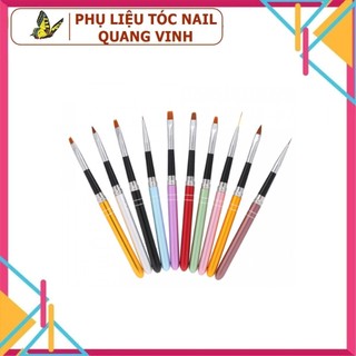 Bộ cọ làm nail 10 chi tiết