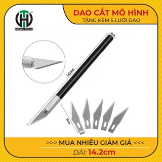 Dao cắt washi tape cắt formex tặng kèm 5 lưỡi dao dùng rọc giấy thủ công DIY, chạm tỉa