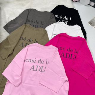 Áo thun unisex AVLD chữ in basic thời trang nam nữ form rộng chất liệu cotton 2 chiều