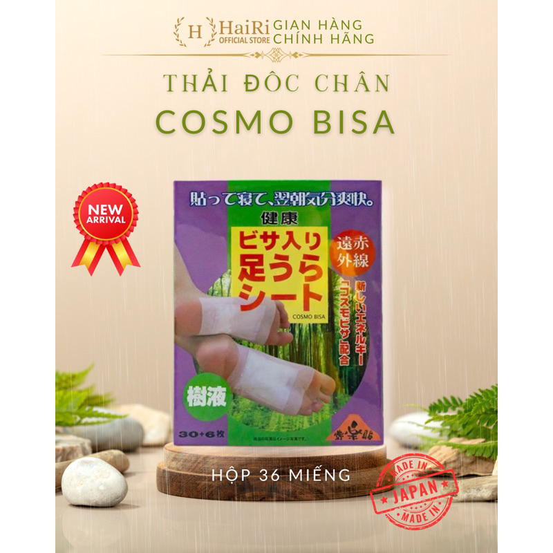 MIẾNG DÁN CHÂN  COSMO BISA NHẬT BẢN-36 miếng