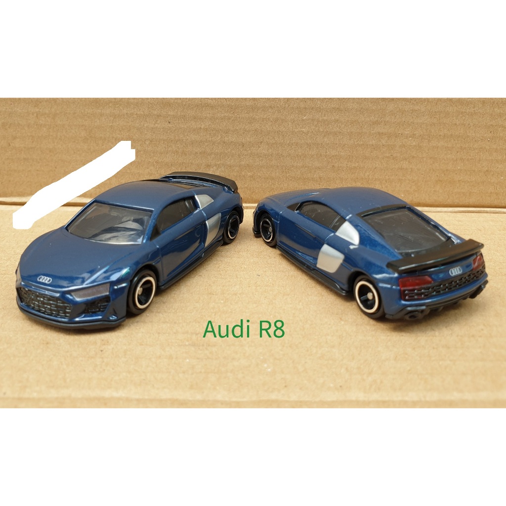 Mô hình siêu xe Audi R8 màu xanh đen tomica Nhật Bản