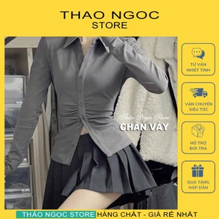Chân váy xếp ly ngắn có lót trong! (hình thật, có sẵn) THẢO NGỌC STORE