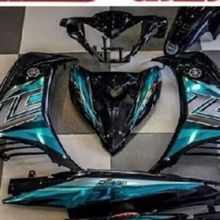 Tem Rời Ex 135 LC Dán Dàn Áo Đen Phối Xanh