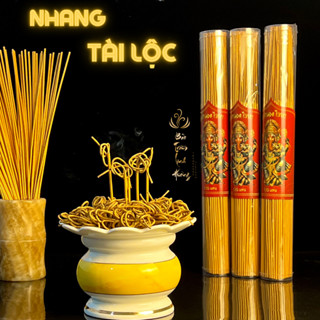 Nhang Thần Tài Thái Lan 139 Cây Cao Cấp Nhang Vàng Tài Lộc Hương Sạch Không Khói Thắp Tàn Đồ Thờ Cúng