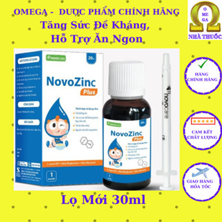  NovoZinC Plus -HD 2028 Lọ 30ml- BỔ SUNG KẼM HỮU CƠ CHO TRẺ BỊ TIÊU CHẢY CHÁN ĂN TĂNG SỨC ĐỀ KHÁNG 