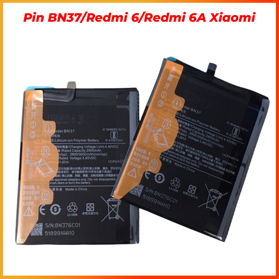 Pin bn37, redmi 6, redmi 6a xiaomi