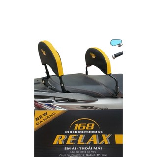 Tựa lưng xe máy RELAX168.Gắn lắp trước hoặc sau các dòng xe gắn máy