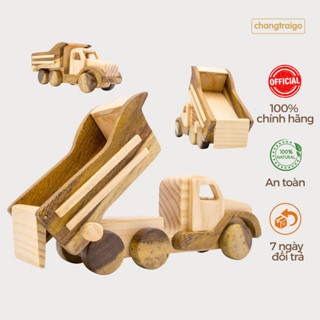  Xe Ben Tải Đồ Chơi Gỗ Trẻ Em Chàng Trai Gỗ 