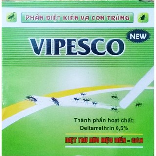 Phấn diệt kiến và côn trùng VIPESCO (1 hộp 2 cây)