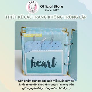 [Album Handmade] Chủ để kỉ niệm Remember scrapbook